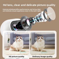 Cámara de Seguridad Inteligente WiFi A4 HD 1080P, Cámara IP Inalámbrica para el Hogar, Audio Bidireccional, Monitoreo de Video CCTV, Sistema de Vigilancia
