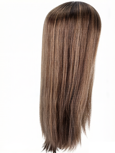 <span class=keywords><strong>Pelucas</strong></span> Médicas de Cabello Virgen Personalizadas, Completamente Hechas a Mano, Sin Pegamento, <span class=keywords><strong>con</strong></span> Frente de Encaje Transparente HD y Base de Seda, <span class=keywords><strong>para</strong></span> <span class=keywords><strong>Mujeres</strong></span> <span class=keywords><strong>con</strong></span> <span class=keywords><strong>Alopecia</strong></span> - Product Image 2