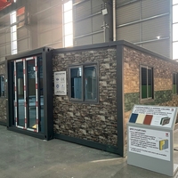 Maisons préfabriquées portables de 20 pieds/40 pieds, conteneurs pliables mobiles extensibles de 40 pieds, design moderne, couleurs personnalisées