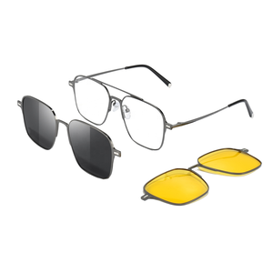 Gafas de <span class=keywords><strong>sol</strong></span> polarizadas <span class=keywords><strong>con</strong></span> imán supercaliente 2023, marco de Metal intercambiable <span class=keywords><strong>con</strong></span> <span class=keywords><strong>lentes</strong></span> UV400 Tac, gafas de <span class=keywords><strong>sol</strong></span> excelentes <span class=keywords><strong>con</strong></span> Clip - Product Image 1