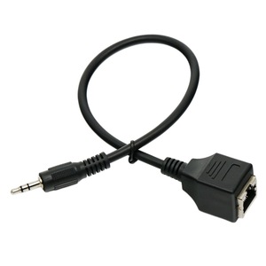 Cable adaptador de karaoke Leishi, conversión de datos macho de 3,5 mm a hembra Rj45 para sistemas de audio - Product Image 1