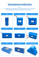 Batterie rechargeable NI-MH 2,4 V 2/3AA 600 mAh avec contacts de soudure pour rasoir électrique