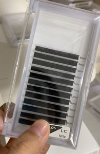 L <span class=keywords><strong>M</strong></span> Lc Ld Curl Individuele Wimpers Groothandel Kasjmier Mat Zwart Wimper Extensions Private Label Volume Lash Extensions - Product Image 6