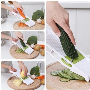 5 trong 1 mandoline slicer rau Slicer Mandolin đa lưỡi khoai tây Veggie Slicer Rau cắt - Product Image 4