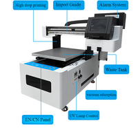 Impresora de pegatinas de cristal Fácil operación A1 Plotters Impresora Digital Uv Impresora plana 6090 Barniz Impresora Uv Cama plana