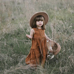 Ropa para Niñas, Vestidos Coreanos, Vestido de Lino de Verano para Niñas, Ropa de Princesa, Conjuntos de Ropa para Niñas, Vestidos Infantiles - Product Image 2