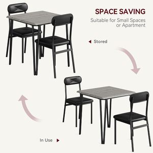 <strong>Small</strong> <strong>Kitchen</strong> Dining <strong>Table</strong> Set <strong>for</strong> <strong>2</strong> <strong>Kitchen</strong> <strong>Table</strong> and Chairs Set of <strong>2</strong> 3 Pieces Dining Room <strong>Table</strong> Set with <strong>2</strong> Upholstered Chairs - Product Image 5