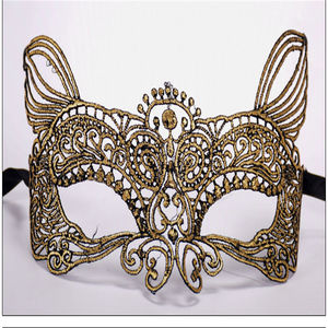 Máscara de Encaje Sexy con Diseño de Mujer Gato para Decoración de Fiesta de Disfraces Navideños - Product Image 5