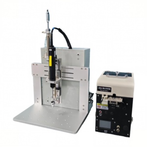 Machine de serrage de vis industrielle personnalisable avec plateforme pneumatique et moteur PLC, alimentateur de vis, couple de 1-8 kgf.cm, écran tactile PLC - Product Image 1