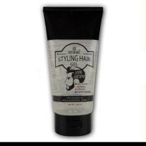 Gel capillaire FENNEL 150 ML. Gel coiffant professionnel à la vitamine B5 pour une tenue extrême et un contrôle optimal, effet brillant - Product Image 3