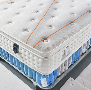 12 pulgadas doble reina tipo tamaño almohada Top memoria espuma látex Bonnell primavera enrollar colchón <span class=keywords><strong>de</strong></span> cama <span class=keywords><strong>de</strong></span> hotel - Product Image 2