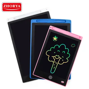 Zhorya nova chegada 8.5/10/12 Polegadas crianças Lcd escrevendo desenho pad tablet prancheta eletrônica para crianças