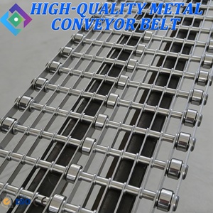Bande transporteuse en fil plat d'acier inoxydable fiable et résistante à l'usure pour unité de séchage industrielle - Product Image 1