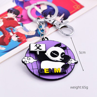12 Stile Ranma Nibun No Ichi Hochwertige Anime Rotierende Metall-Halskette und Schlüsselanhänger zur Rucksack-Dekoration