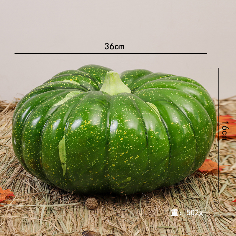 Calabaza enana verde de 36 cm