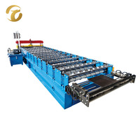 Machine de fabrication de tôles de toiture trapézoïdales en métal avec performance stable de la machine de formage à froid, certificat CE