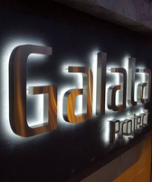 Señalización personalizada con nombre de tienda, letreros comerciales retroiluminados personalizados para exteriores, fabricante de letreros Led con precio al por mayor