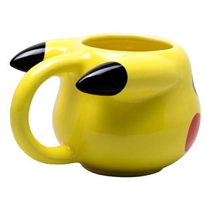 Mug en céramique <span class=keywords><strong>Pikachu</strong></span> 475ml, design tête 3D, Pokémon jaune - Product Image 4
