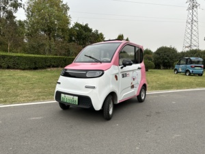 LIANGJI Mini <span class=keywords><strong>furgoneta</strong></span> eléctrica de 4 <span class=keywords><strong>plazas</strong></span> para adultos, coche de dos puertas con asientos de cuero y batería trasera, <span class=keywords><strong>precio</strong></span> barato, vehículo de nueva energía - Product Image 4