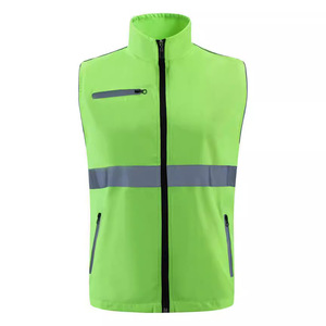 Gilet de sécurité réfléchissant orange, vêtements de travail haute visibilité, unisexe, pour l'automne - Product Image 2