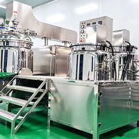 Machine à émulsifier la mayonnaise, machine à émulsifier sous vide commerciale, mélangeur émulsifiant sous vide