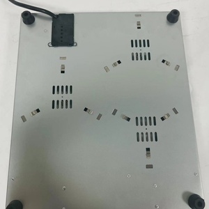 Placa de Cocina Eléctrica Integrada de 3 Quemadores con Control Táctil y Bloqueo para Niños, Placa de Cerámica - Product Image 2