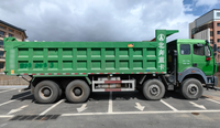 Promotion : Camion benne basculante d'occasion Beiben Tripper 8x4 12 roues à levage frontal pour le transport