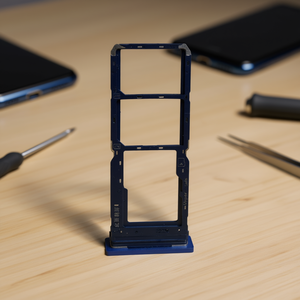 Bandeja para Tarjetas SIM y Micro SD para Carcasas de Teléfono Móvil VIVO Y33S AZUL OSCURO - Product Image 3