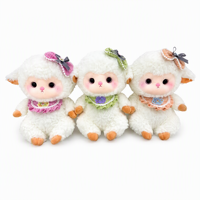 Peluches en gros pour machines à griffes, poupées en peluche douces, cadeaux de jeu de griffes, collection Agneau Pastel