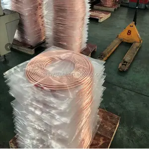 Tubo de bobina/tubo de cobre de alta qualidade, 1/4 3/8 3/4 tubo de cobre para ar condicionado preço