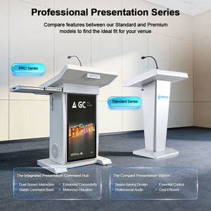 Podio de enseñanza digital interactivo multimedia con pantalla de alta definición y funciones de anotación para uso en el aula - Product Image 3