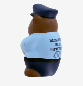 Pelotas Antiestrés de Espuma Suave con Logotipo Personalizado de Oso Policía, Regalo Promocional para Aliviar la Ansiedad, Campaña de Seguridad Pública - Product Image 4