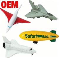 Modèle personnalisé OEM ODM, ensemble de mini-modèles d'avions, hélicoptères, ballons à air chaud, figurines de parachutistes, jouet éducatif en plastique