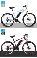 Vélo de montagne pliable à assistance électrique avec moteur arrière de 26 pouces, pneus larges, batterie au lithium, moteur sans balais, frein à disque pour utilisation hors route sur neige