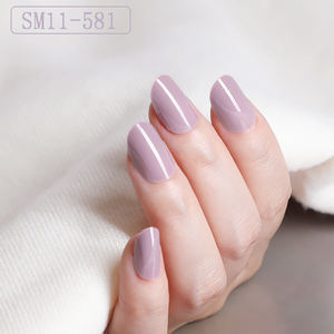 Lot de 24 <span class=keywords><strong>faux</strong></span> <span class=keywords><strong>ongles</strong></span> carrés de luxe à presser, couleur unie, à coller, pour revendeurs - Product Image 5