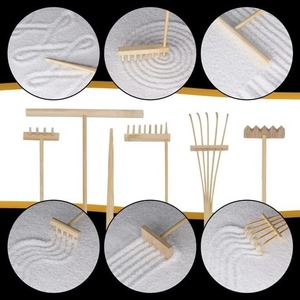 Support de Bougie Lotus <span class=keywords><strong>Zen</strong></span> Japonais DIY, Plateau en Bois, Statue de Bouddha en Résine, Modèle de Sculpture en Galets de Sable, Décoration Artistique <span class=keywords><strong>Zen</strong></span> Artificielle - Product Image 5