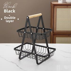 Cesta de Almacenamiento de Toallas de Doble Nivel de Acero Inoxidable, Impermeable, Moderna, para Cocina, Soporte Vertical No Plegable - Product Image 4