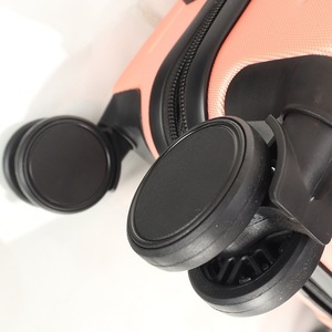 Ensemble de bagages 20 pouces à ouverture frontale, trois pièces avec serrure pour les voyages de loisirs, 4 roues, fermeture éclair, unisexe, couleur unie - Product Image 3