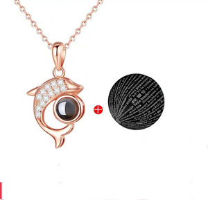 Collar con Proyección <span class=keywords><strong>de</strong></span> Fotos Personalizadas para Decoración Navideña, Colgante <span class=keywords><strong>de</strong></span> Corazón con Proyección <span class=keywords><strong>de</strong></span> 100 Idiomas Te Amo, Collar <span class=keywords><strong>de</strong></span> Proyección DIY para Hombre y Mujer - Product Image 5