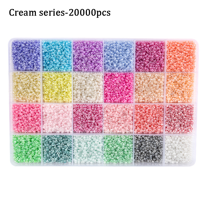 24Colors Glass Seed Beads for Jewelry Making Bracelet Making Girls Adults Friendship Bracelet Making Kit