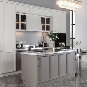 خزائن مطبخ فاخرة مخصصة من الفولاذ المقاوم للصدأ 304، تصميم عالي الجودة للتخزين - Product Image 6