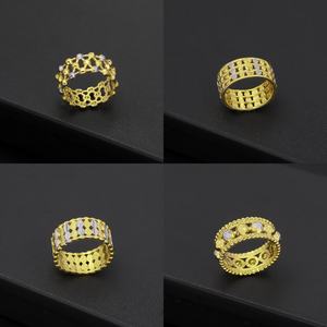 Anillo de Moda al por Mayor Jxx, Anillo de Hombre Chapado en Oro de 24K, Joyería Hueca, Anillo de Boda de Oro para Mujer - Product Image 2