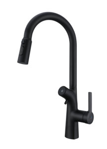<span class=keywords><strong>Rubinetto</strong></span> da <span class=keywords><strong>Cucina</strong></span> EIOIOL Moderno Stile Fattoria Grigio Canna di Fucile Monocomando Flessibile 3-in-1 Estraibile con <span class=keywords><strong>Filtro</strong></span> Oro Spazzolato Caldo/Freddo - Product Image 4