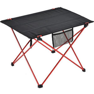 Table pliante d'extérieur en alliage d'aluminium, carrée, 56x42x37cm, portable, pour camping, pique-nique, thé, design léger et compact - Product Image 1
