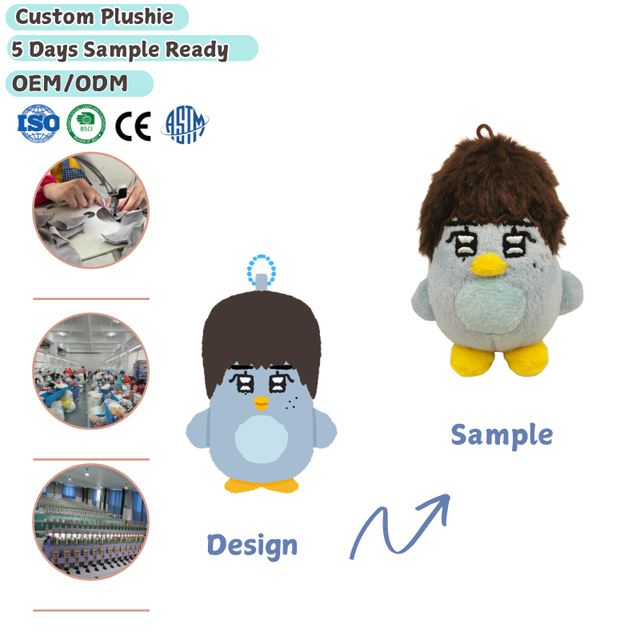 Kawaii OEM Plush Keychain Blind Boxes Toys Custom Plush Toy Keychain Plush Custom