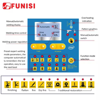 FUNISI F95ES+6100 Machine à tirer les bosses de carrosserie automobile en acier et aluminium, soudage par points, outils de réparation de carrosserie automobile