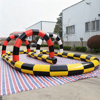 Offre Spéciale – Piste de Course Gonflable Portable en PVC de Haute Qualité, Écologique, Taille Personnalisable, pour Voitures Tamponneuses, Capacité 80 kg