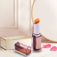 Rouge à lèvres hydratant naturel thermochromique carotène avec huiles végétales pour une hydratation quotidienne Effet blush naturel
