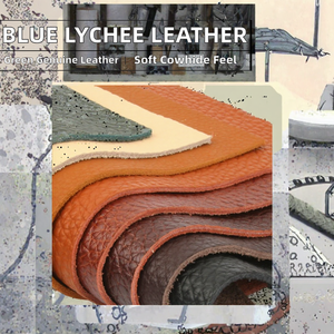 Cuero de vaca con patrón de lichi, material suave para bolsos, carteras, monederos, manualidades DIY - Product Image 2