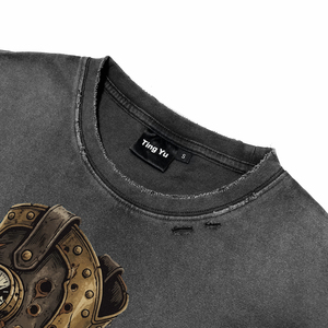   Camisetas de Verano para Hombre con Estampado DTG Walk With Glory, Estilo Vintage, Lavado a la Perfección, 100% Algodón, Manga Corta, Talla Grande, Estilo Urbano - Product Image 4